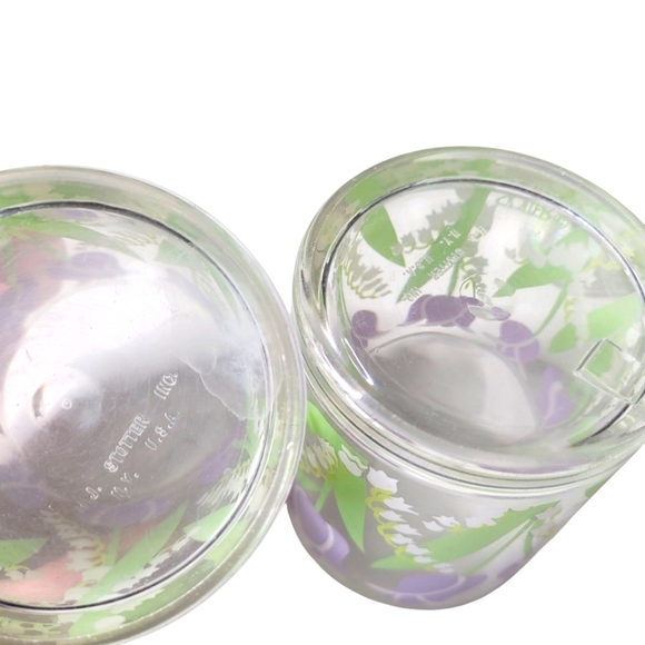 Vintage Stotter Tumbler Set Made In Usa Tulips - Picture 4 of 5